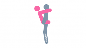 Ascent to Desire Sex Position Illustration