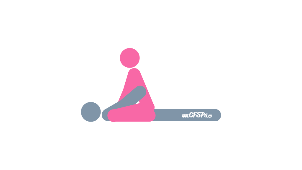 Cowgirl Sex Position Illustration