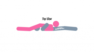 69 Sideways Oral Sex Position Illustration