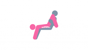 Backwards Slide Sex Position Illustration