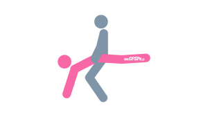 Bringing Up the Rear Sex Position Illustration