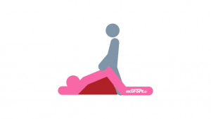 Her High Plane Sex Position Illustration