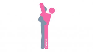 Lustful Leg Sex Position Illustration