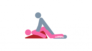 Pedestal Sex Position Illustration