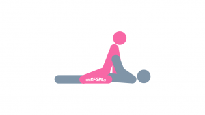 Reverse Cowgirl Rocker Sex Position Illustration