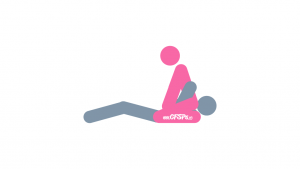 Riding the South Face Cunnilingus Position Illustration