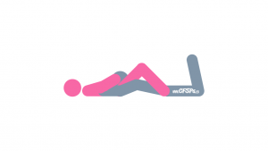 Spread Eagle Cunnilingus Position Illustration