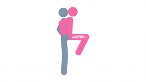 Squat Balance Sex Position Illustration