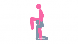 Under the Sink Cunnilingus Position Illustration