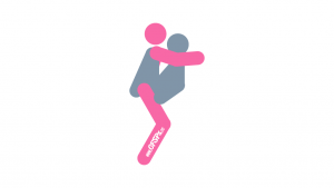 Very Happy Valentiens Day Sex Position Illustration