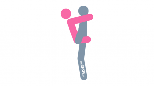 Ascent to Desire: Standing Sex Position Illustration