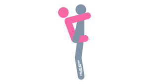 Ascent to Desire: Standing Sex Position Illustration