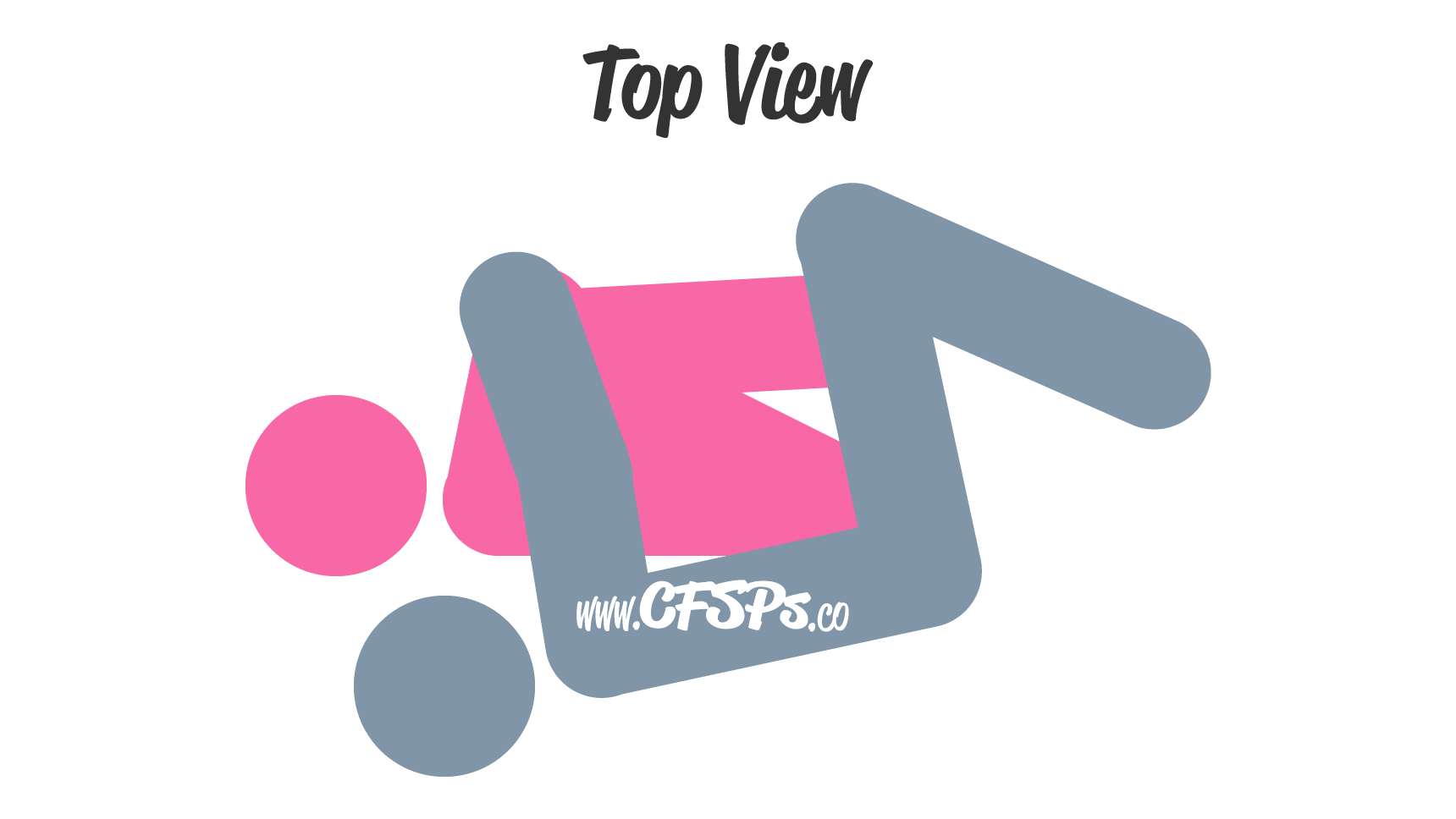 An illustration of the Curled Angel sex position. This picture demonstrates how Curled Angel is a spooning, rear-entry sex position that's ideal during late-term pregnancy.