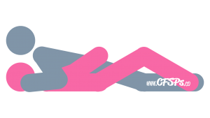 Grinding the Corn: Man-On-Top Sex Position Illustration