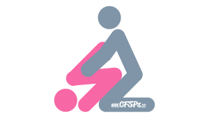 Hero: Kneeling Sex Position Illustration with Strong G-Spot Stimulation