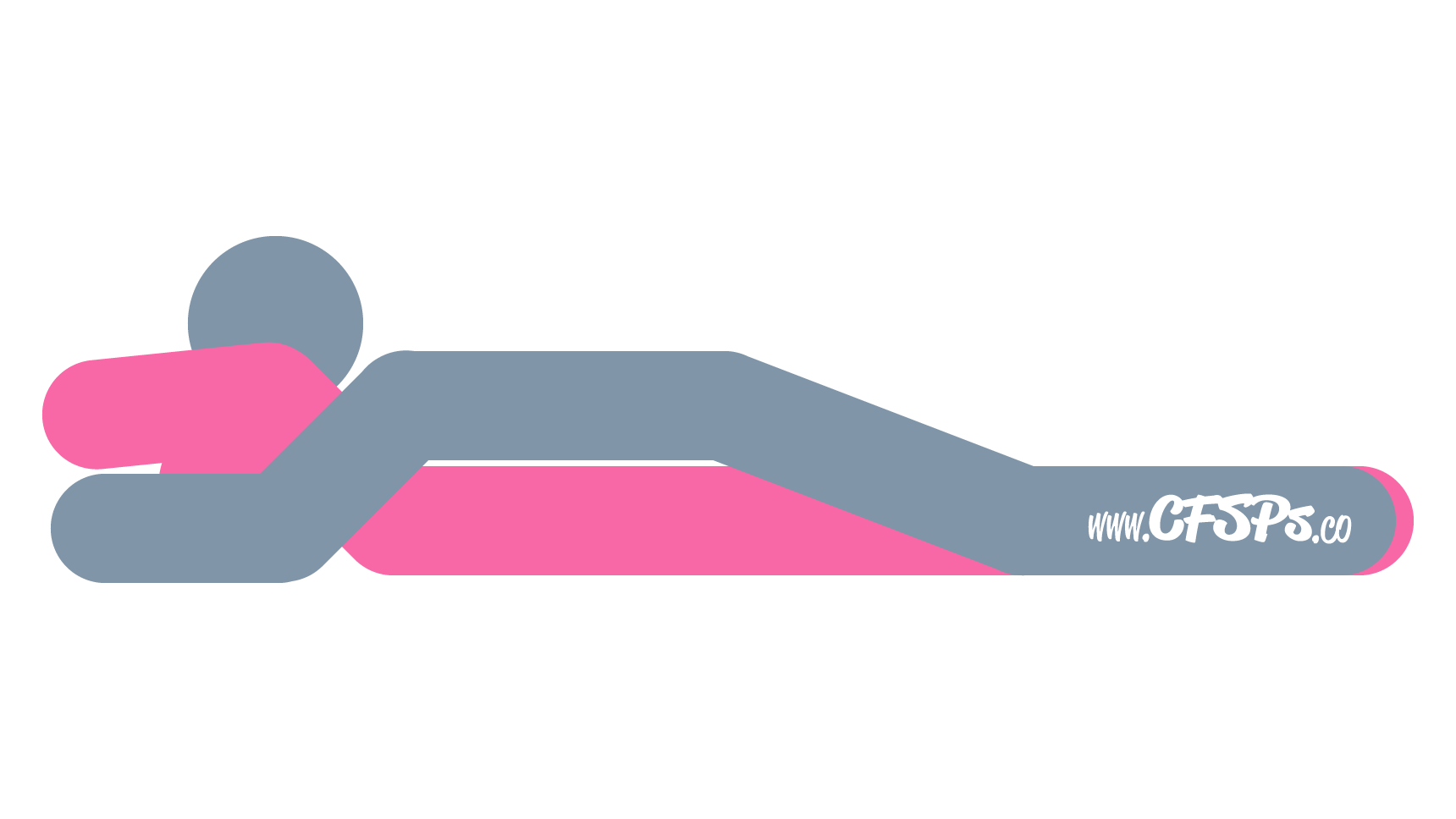Nirvana Sex Position Diagram This stick figure image depicts a man and woman having sex in the Nirvana sex position. The woman is lying on her back with her legs together and arms above her head. The man is lying on top of her with his legs outside hers and supporting his upper body with his elbows near her head.