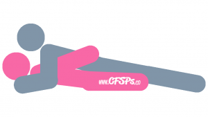 Seduction: Husband-On-Top Sex Position Illustration