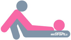 Deckchair: Wife-On-Top, Rear-Entry Sex Position Illustration