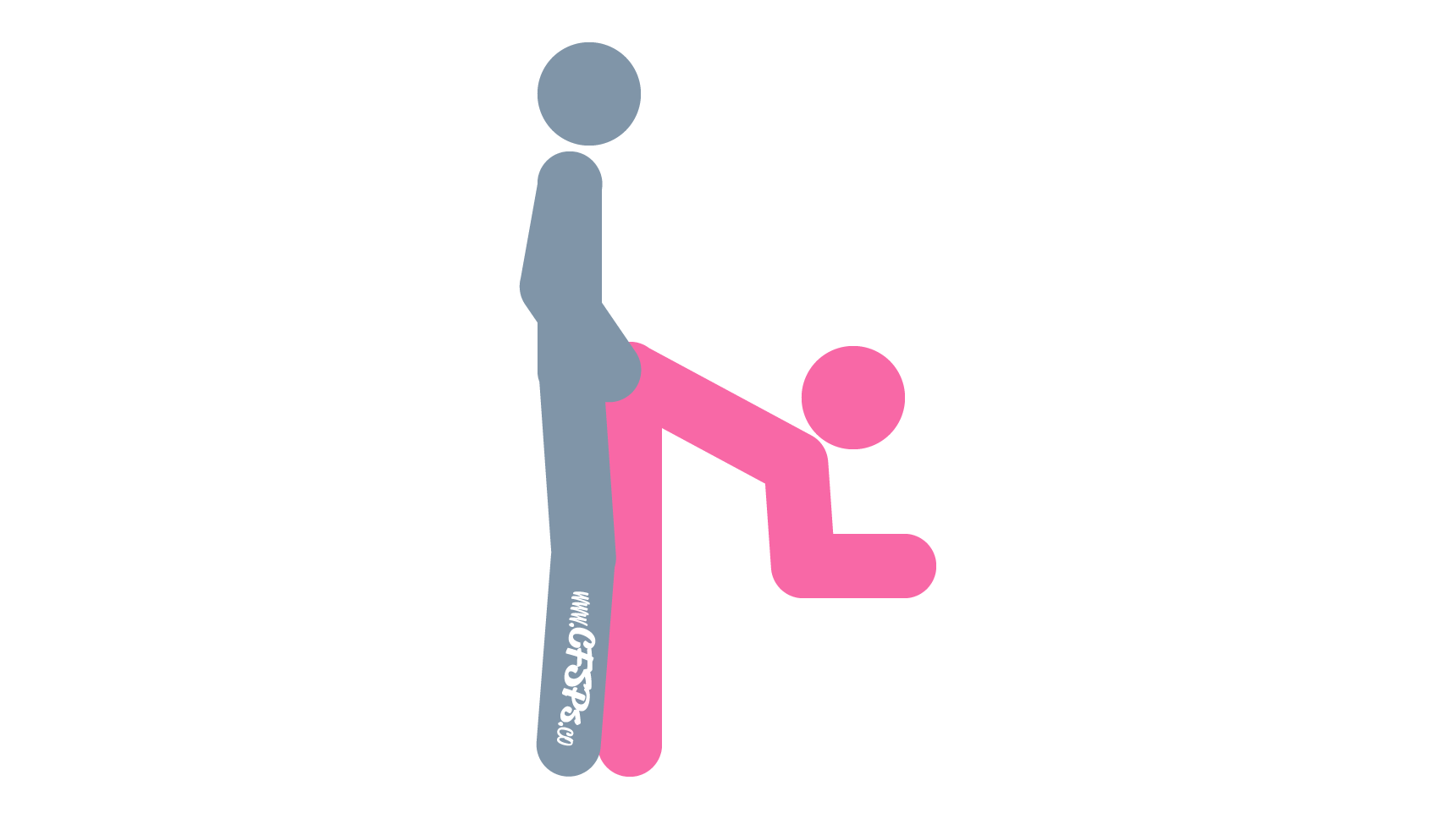 Fan Sex Position Illustration An illustration of the Fan sex position. This picture demonstrates how Fan is an incredible, rear-entry sex position with deep penetration and excellent g-spot stimulation that's enjoyed using a coffee table or a couch or chair's armrest for support.