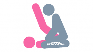 Rock'n Roller: Kneeling Sex Position Illustration with G-Spot Stimulation