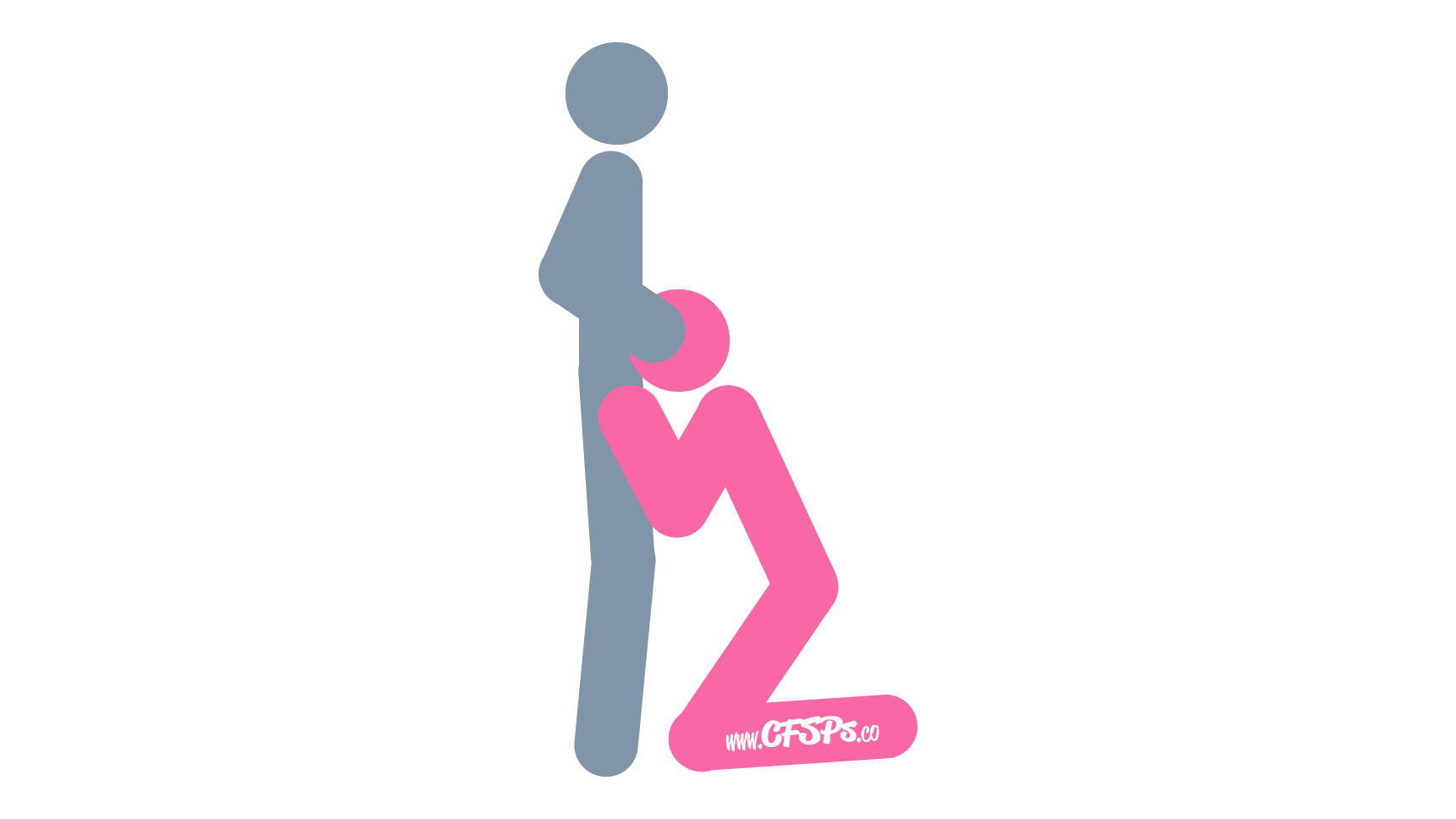 Atten-hut Fellatio Position Illustration An illustration of the Atten-hut sex position. This picture demonstrates how Atten-hut is a standing, kneeling fellatio oral sex position.