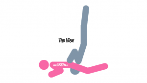 Ear Muffs: Rear-Access Cunnilingus Oral Sex Position Illustration