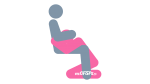 An illustration of the Game’s On sex position. This picture demonstrates how Game's On is a kneeling fellatio oral sex position that's enjoyed on the couch or recliner.