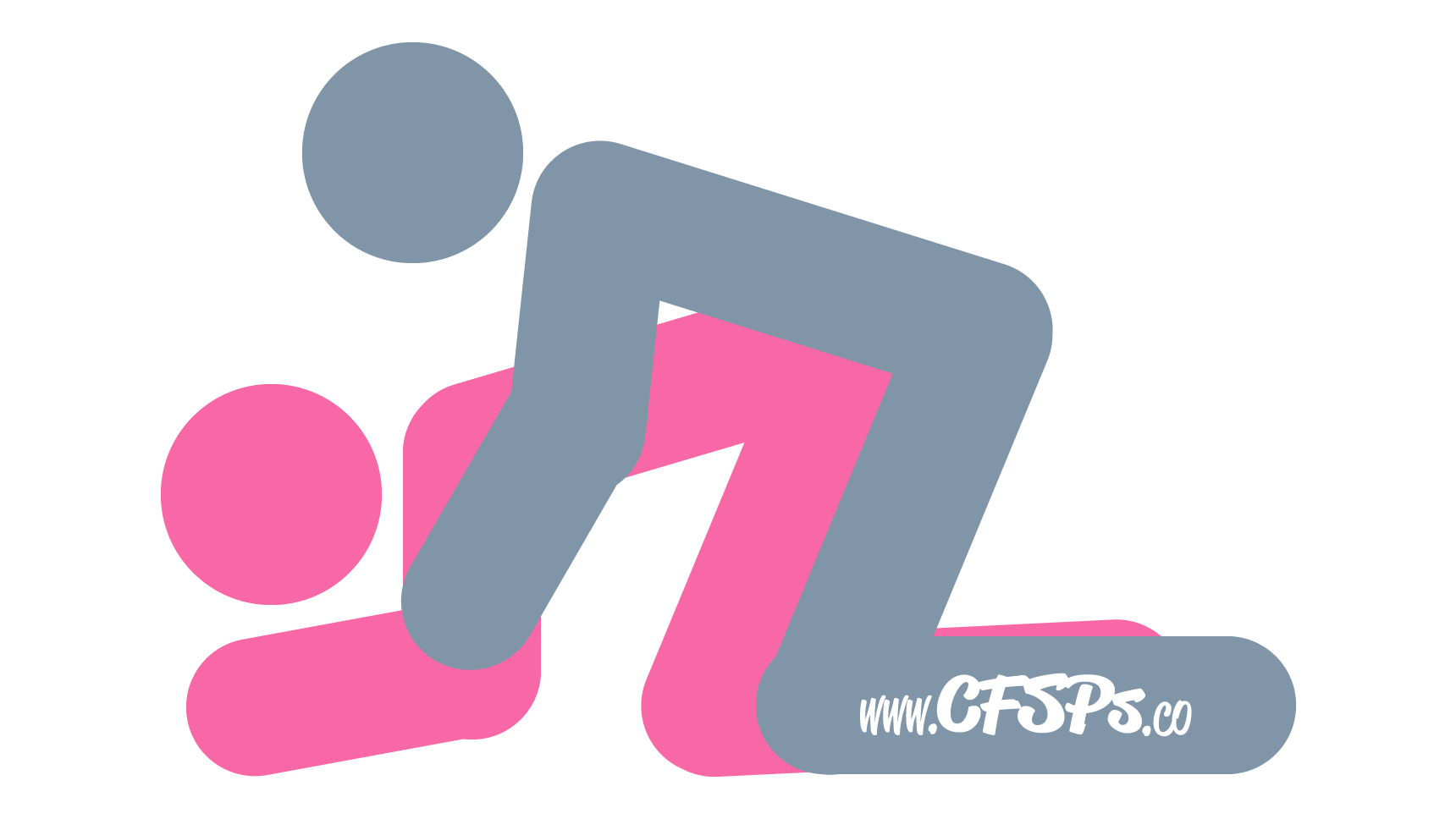 An illustration of the Hound sex position. This picture demonstrates how Hound is an intimate, rear-entry sex position that gives the man great access to the woman's breasts during sex.