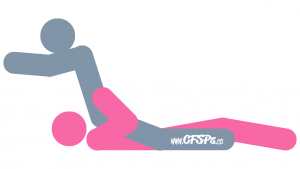 In Her Face: Husband-On-Top Fellatio Oral Sex Position Illustration
