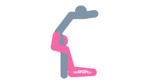 Jack Hammer: Standing, Husband-On-Top Fellatio Oral Sex Position Illustration