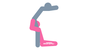 Jack Hammer: Standing, Man-On-Top Fellatio Oral Sex Position Illustration