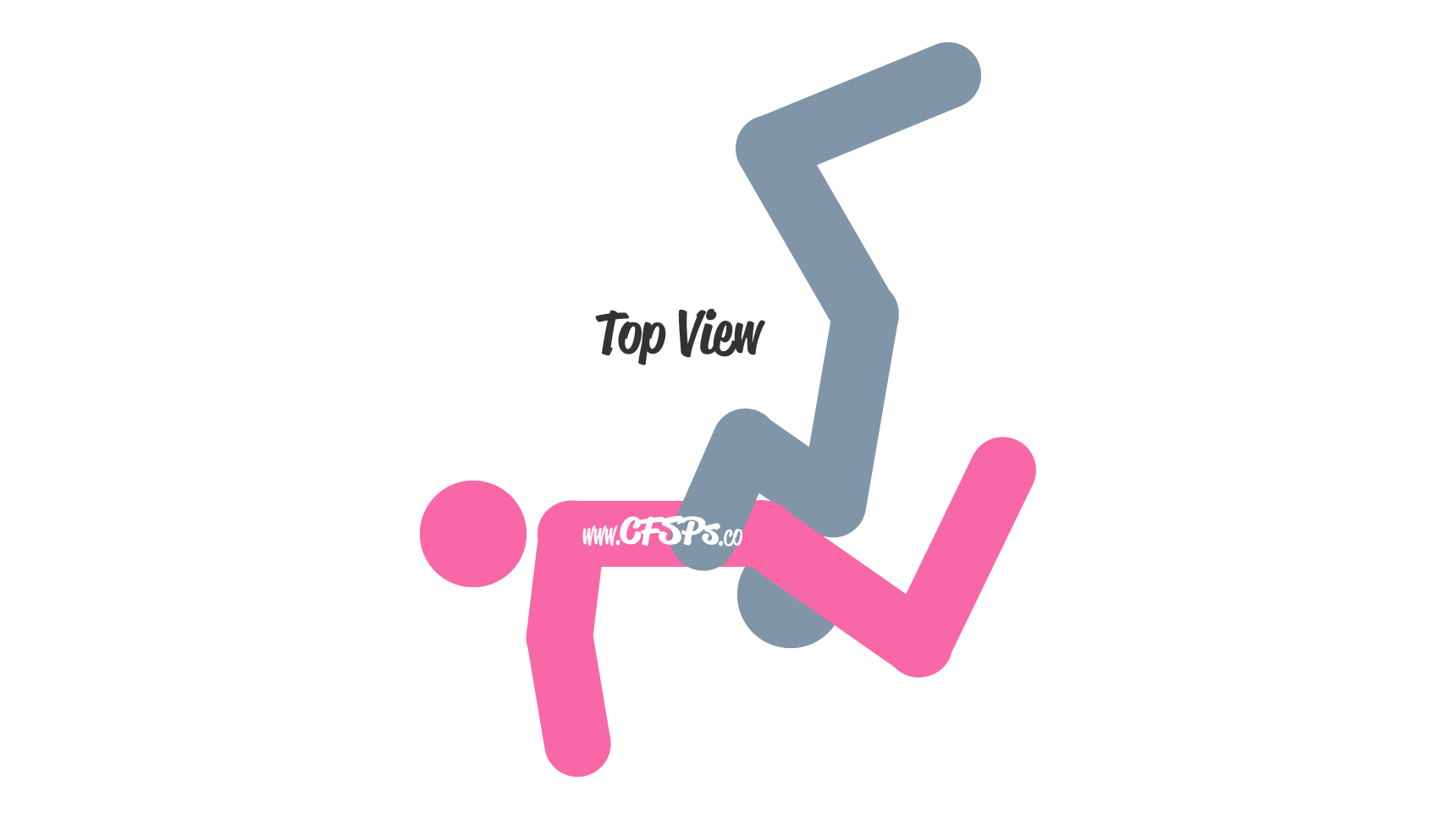 An illustration of the Licking the Flag Pole sex position. This picture demonstrates how Licking the Flag Pole is a comfortable cunnilingus oral sex position that's enjoyed while laying on your side.