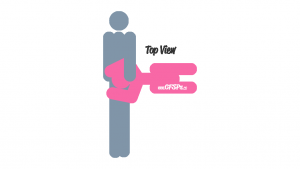 Oral Therapy: Kneeling Fellatio Oral Sex Position Illustration