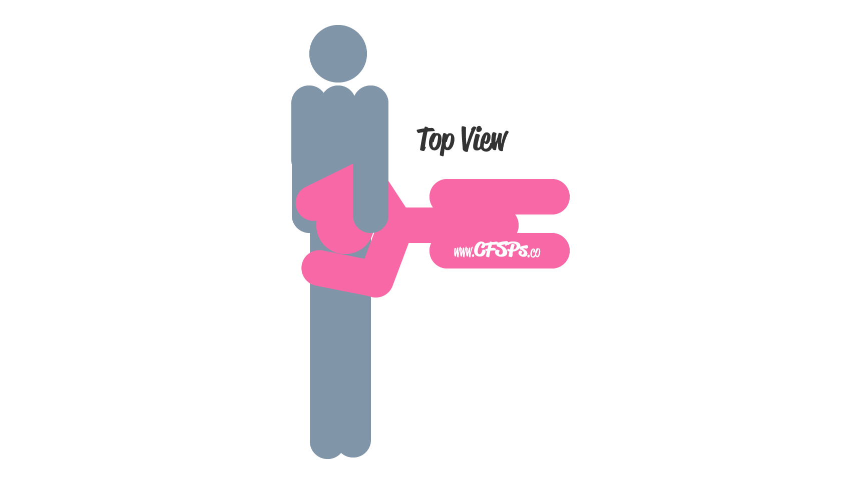 An illustration of the Oral Therapy Blowjob Oral Sex Position. This sex picture demonstrates how Oral Therapy is a comfortable fellatio oral sex position that's enjoyed in bed or on the couch.
