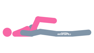 Scarf: Cunnilingus Oral Sex Position Illustration