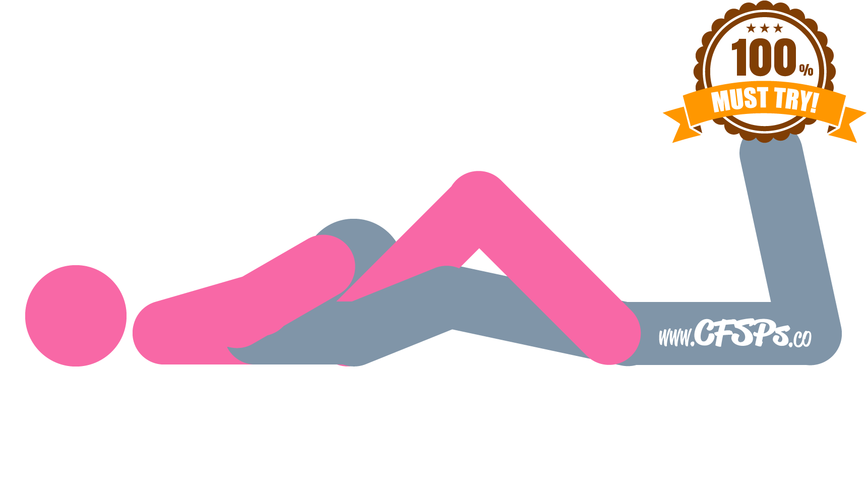 Spread Eagle Cunnilingus Position Illustration An illustration of the Spread Eagle sex position. This picture demonstrates how Spread Eagle is the most practical and comfortable oral sex position for giving and receiving cunnilingus.