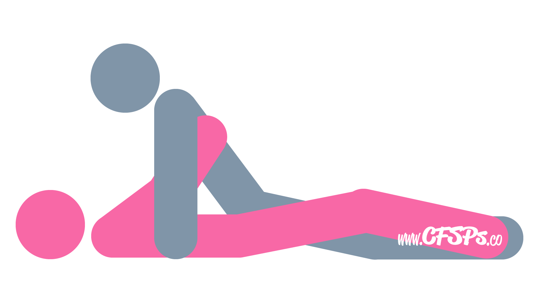 Super 8 Sex Position Illustration An illustration of the Super 8 sex position. This picture demonstrates how Super 8 is a man-on-top sex position with deep penetration and great for plus-sized or pregnant partners.