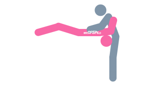 Throat Swab: Standing Fellatio Oral Sex Position Illustration