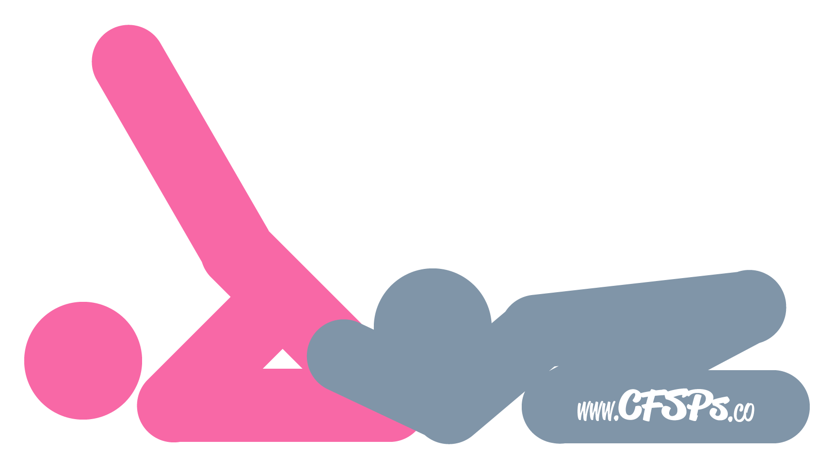An illustration of the Under the Hood sex position. This picture demonstrates how Under the Hood is a cunnilingus oral sex position with access to the woman's entire pelvic area.