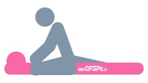 Sidekick: Kneeling, Man-On-Top, Rear-Entry Sex Position Illustration