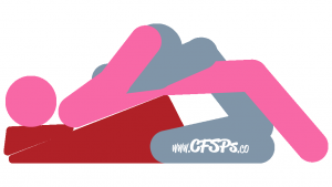Divine Incline: Cunnilingus Oral Sex Position Illustration Using a Sex Pillow