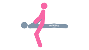 Easy Rider: Woman-On-Top Sex Position Illustration with Deep Penetration