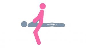 Easy Rider: Wife-On-Top Sex Position Illustration with Deep Penetration