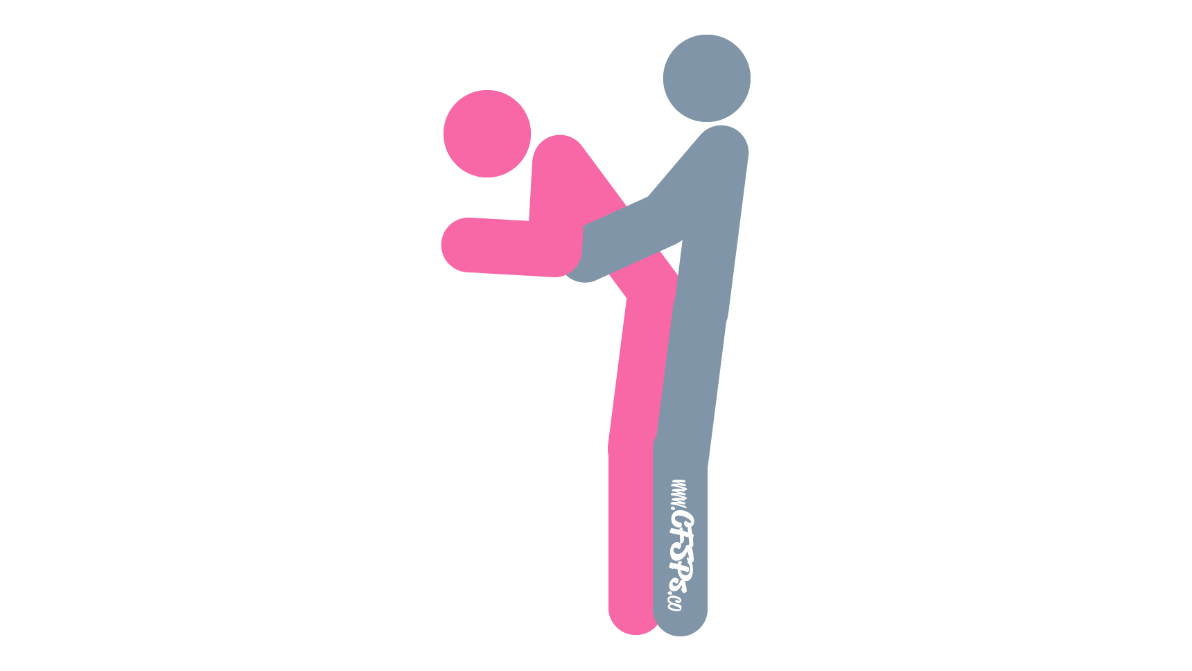 Take Me Now Sex Position Diagram An illustration of the Take Me Now sex position. This picture demonstrates how Take Me Now is a standing, from-behind sex position with g-spot stimulation and is great for vacation sex.