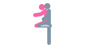 Chimney Sweep: Standing, Rear-Entry Sex Position Illustration