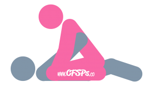 Locked Cowgirl: Woman-On-Top Sex Position Illustration with Deep Penetration