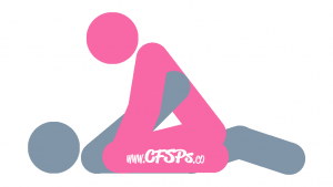 Locked Cowgirl: Wife-On-Top Sex Position Illustration with Deep Penetration