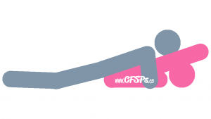 Foot In Mouth: Husband-On-Top Sex Position Illustration with Deep Penetration