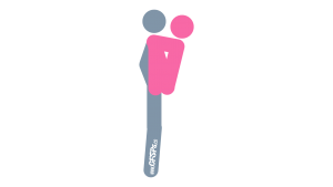 Funky Monkey: Standing Sex Position Illustration