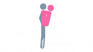 Funky Monkey: Standing Sex Position Illustration